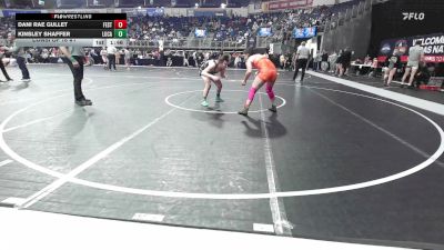 143.8-156.7 lbs Consi Of 16 #1 - Dani Rae Gullet, Festus High School vs Kinsley Shaffer, Lucas Wrestling