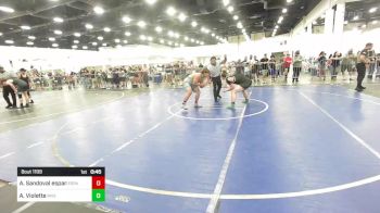 215 lbs 3rd Place - Andre Sandoval Espana, Espana WC vs Achilles Violette, Riverside Rascals