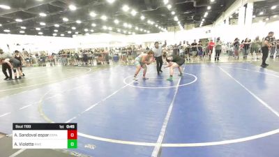 215 lbs 3rd Place - Andre Sandoval Espana, Espana WC vs Achilles Violette, Riverside Rascals