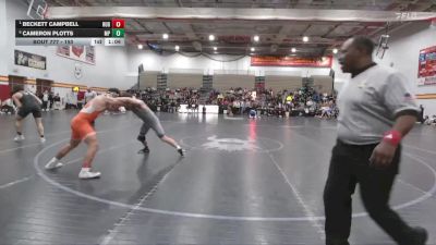 150 lbs Semifinal - Beckett Campbell, Hudson vs Cameron Plotts, Massillon Perry