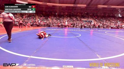 49 lbs Round Of 32 - Luis Almaguer, Victory Wrestling - Central WA vs Greyson Grunden, Empire Wrestling Academy
