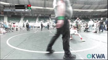 55 lbs Consolation - Hudson Waag, Keystone Kids Wrestling Club vs Bowen Brown, Shelton Wrestling Academy
