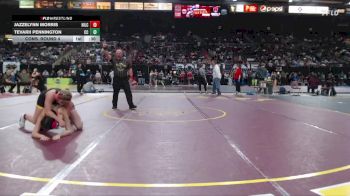 145 lbs Cons. Round 4 - Tevarii Pennington, Crook County vs Jazzelynn Morris, Hillcrest