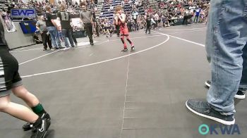 43 lbs Consi Of 8 #2 - McKinley Albiston, Geary Youth Wrestling vs Kyptin Stewart, Norman Grappling Club