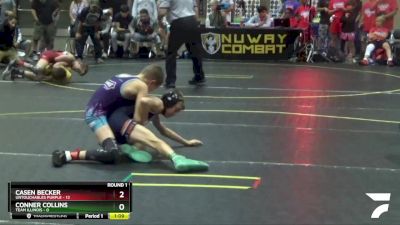 78 lbs Round 1 (6 Team) - Casen Becker, Untouchables Purple vs Conner Collins, Team Illinois