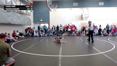 50 lbs Champ. Round 4 - Hazel Park, Mountain Man Wrestling Club vs Nashlin Barger, Idaho