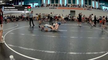 80 lbs Round 3 (4 Team) - Ben Friedman, Caveman vs Mason Pederson, West Forsyth WC