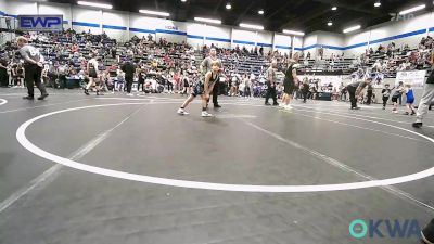 55 lbs Consolation - Sterling Barbour, Blanchard Wrestling Club vs Beckham Cummings, Newcastle Youth Wrestling