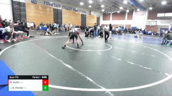 120 lbs Cons. Round 3 - Brock Parker, Clovis North vs Richard Avila, Regis Jesuit