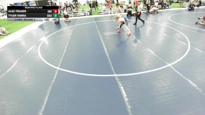 Junior Boys - 144 lbs Cons. Round 2 - Alec Fraser, Camas Wrestling Club vs Tyler Varra, Colorado