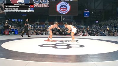 215 lbs Champ. Rd Of 32 - Mason Koehler, Iowa vs Cooper Reves, Kansas