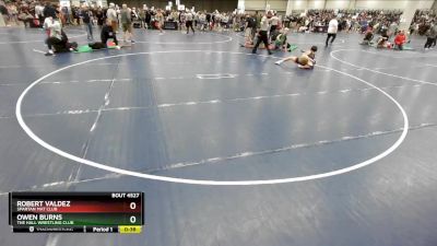 120 lbs Cons. Round 2 - Robert Valdez, Spartan Mat Club vs Owen Burns, The Hall Wrestling Club