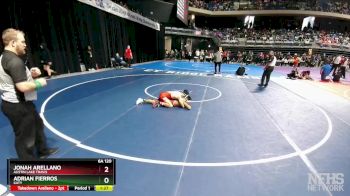 6A 120 lbs Quarterfinal - Jonah Arellano, Austin Lake Travis vs Adrian Fierros, Katy