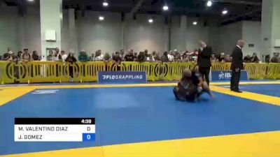 MICHAEL VALENTINO DIAZ vs JAVIER GOMEZ 2022 American National IBJJF Jiu-Jitsu Championship