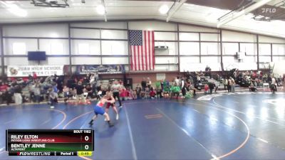 115 lbs Cons. Round 2 - Bentley Jenne, Altamont vs Riley Elton, Payson Lions Wrestling Club