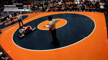 132 lbs Semis & 1st Wrestleback (8 Team) - Nick Marchese, Woodstock (Marian) vs Luke Munsterman, Coal City