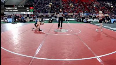 3A 113 lbs Cons. Round 2 - Ayden Potter, Malad vs Jack Zalewski, Priest River