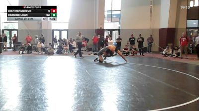 174 lbs Consi Of 8 #1 - Josh Henderson, Presbyterian vs Carmine Lenzi, West Virginia