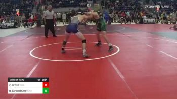 145 lbs Consi Of 16 #2 - Zander Grass, Yorba Linda vs Brooks Strausburg, Mohave Greens