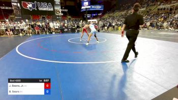138 lbs Rnd Of 128 - Joshua Beans, Jr., Arizona vs Bryce Sears, Ohio