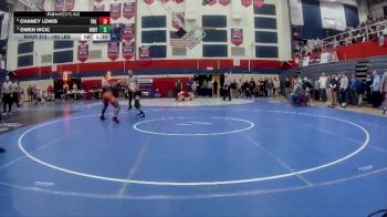 160 lbs Semifinal - Chaney Lewis, The Neighborhood Acad. vs Owen Ivcic, Bentworth