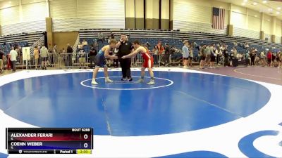 132 lbs Cons. Round 3 - Alexander Ferari, IL vs Coehn Weber, IL