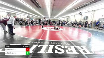 56 lbs Semifinal - Blake Vehoski, Courtdale vs John Cambra, Barnesville