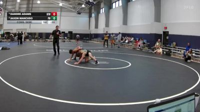 98 lbs Cons. Semi - Dandre Adams, Best Trained Wrestling vs Jaxon Mancuso, Predator Wrestling