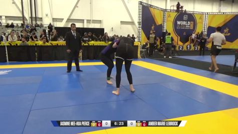 Amber Marie Leibrock vs Jasmine Mee-Hua Pierce 2024 World IBJJF Jiu-Jitsu No-Gi Championship