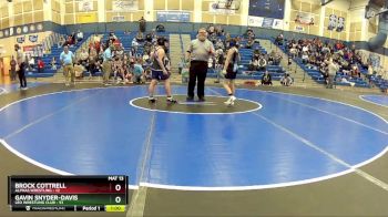 115 lbs Round 2 (8 Team) - Gavin Snyder-Davis, Leo Wrestling Club vs Brock Cottrell, Alphas Wrestling