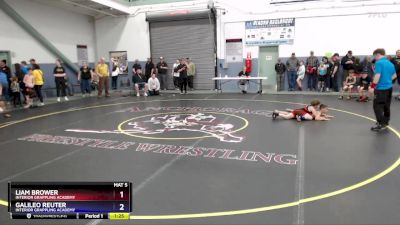 71 lbs Cons. Round 3 - Liam Brower, Interior Grappling Academy vs Galileo Reuter, Interior Grappling Academy