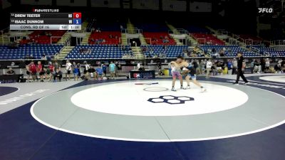 165 lbs Cons. Rd Of 16 - Drew Teeter, NC vs Isaac Dunnom, WI