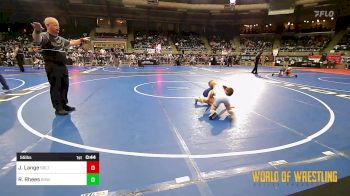 55 lbs Consi Of 16 #2 - Jack Lange, Sebolt Wrestling Academy vs Roc Rhees, Greater Heights Wrestling