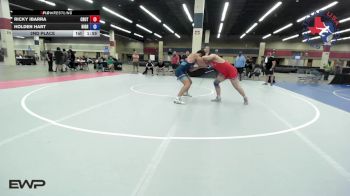 190 lbs 2nd Place - Ricky Ibarra, Crutchmer Wrestling vs Holden Hart, Highlander Wrestling Club