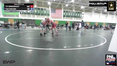 285 kg Semifinal - Ky Brinkerhoff, Gold Rush Wrestling vs Ian Asplund, Pinnacle Wrestling Club