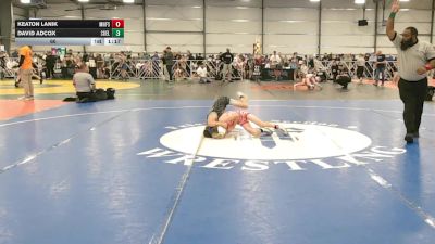 60 lbs Round 3 - 12:30pm Saturday - Keaton Lanik, Minnesota Funky Singlets vs David Adcox, Southwest Elite