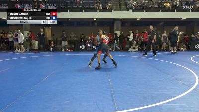 126 lbs Semis - Devin Garcia, Suples vs Justin Wildy, Jr., Headhunters Wrestling Club