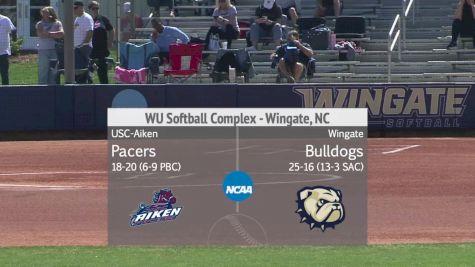 Replay: USC-Aiken vs Wingate | Apr 1 @ 1 PM