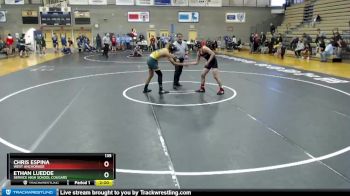 135 lbs Cons. Round 2 - Chris Espina, West Anchorage vs Ethan Luedde, Service High School Cougars