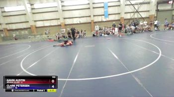 132 lbs Quarters & Wb (16 Team) - GAVIN AUSTIN, Nevada SILVER vs Clark Petersen, Idaho 2