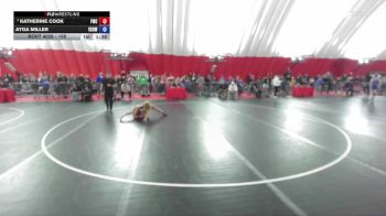105 lbs Round 2 - Katherine Cook, Freedom Wrestling Club vs Ayda Miller, Victory School Of Wrestling