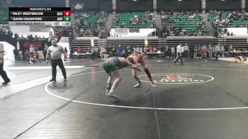 1A-4A 132 5th Place Match - Riley Westbrook, Shoals Christian Schools vs Gavin Crawford, Ashville