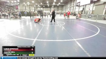 175 lbs Semifinal - Lukas Gonzalez, Washington vs Hunter Bell, Homedale WC