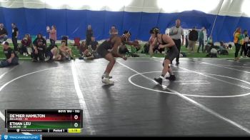 152 lbs Quarterfinal - De`Mier Hamilton, Bulldogs vs Ethan Leu, GlenOak