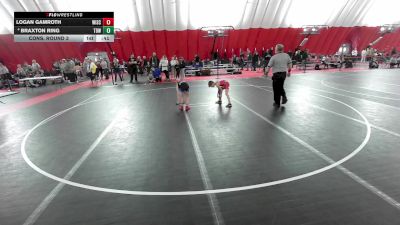 12U Boys - 67 lbs Cons. Semis - Myles Connor, Barry Davis Wrestling Academy vs Maddox LaRonge, CrassTrained: Weigh In Club