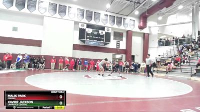 138 lbs Champ. Round 1 - Xavier Jackson, Lawrence Central vs Malik Park, Fishers