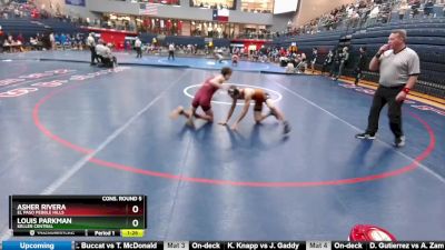 126 lbs Cons. Round 5 - Asher Rivera, El Paso Pebble Hills vs Louis Parkman, Keller Central