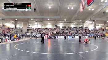 AA 106 lbs Cons. Round 1 - Aiden Cano, Rossview High School vs Germaia Ewida, Blackman High School