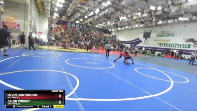 150 Boys Cons. Round 2 - Caleb Wright, San Pasqual vs Devin Huntington, Fallbrook