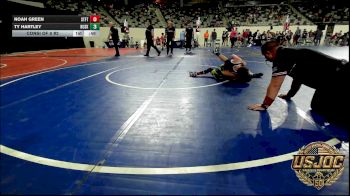 85 lbs Consi Of 8 #2 - Noah Green, Standfast vs Ty Hartley, Husky Wrestling Club